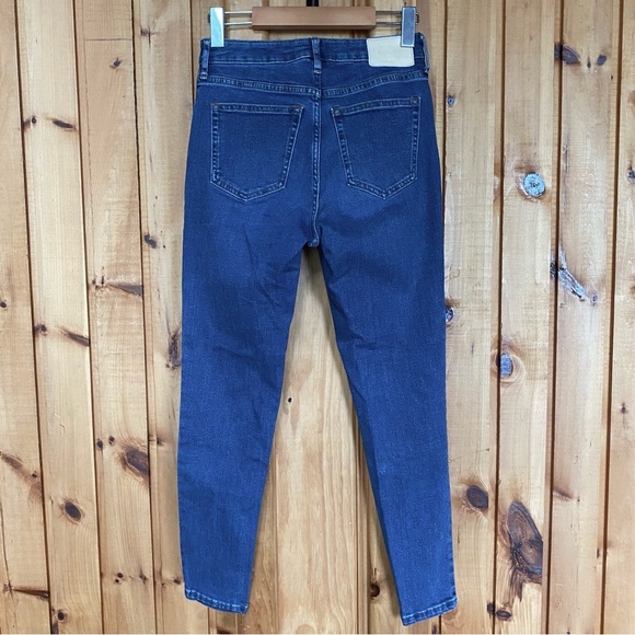 Everlane The Curvy High Rise Skinny Jean Crop Blue Cropped Jeans $121 - Picture 5 of 14